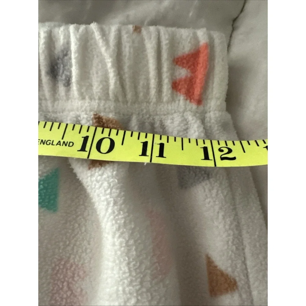 Eddie Bauer Kids Fleece‎ Pajamas Pants L (14/16) Triangles Design FlameResistant